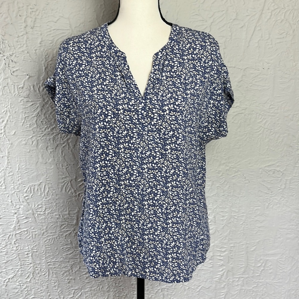 Gap Printed Split Neck Dolman Top
